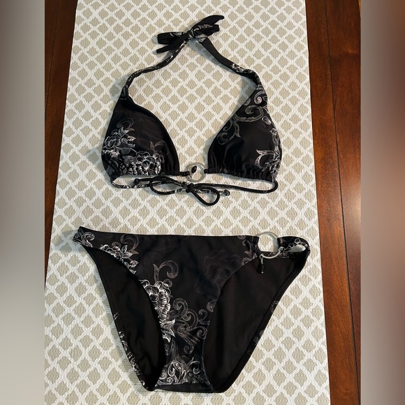 Bikini 2 Pièces La Perla - Haut Taille IT 40B/FR 36, Bas ES 44/US 12 - Rouge, Perlé, Neuf Avec étiquettes